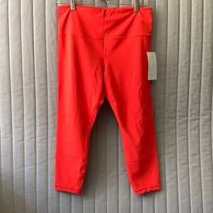 Athleta Elation 7/8 leggings - Vermillion